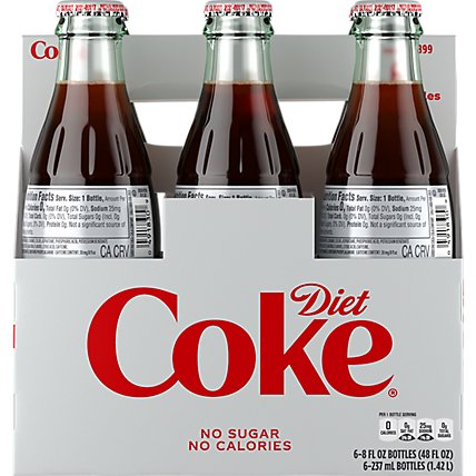Diet Coke Soda Pop Cola 6 Count - 8 Fl. Oz. - Image 6