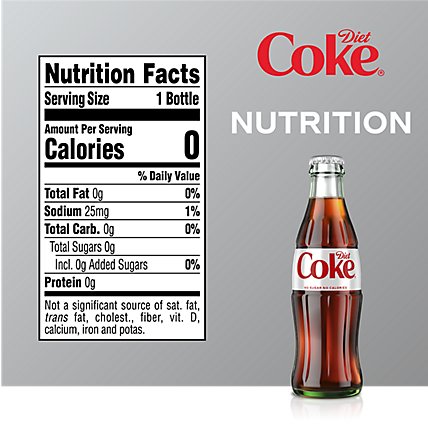Diet Coke Soda Pop Cola 6 Count - 8 Fl. Oz. - Image 4