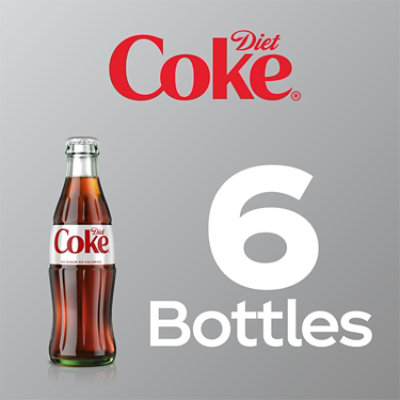 Diet Coke Soda Pop Cola 6 Count - 8 Fl. Oz. - Image 4