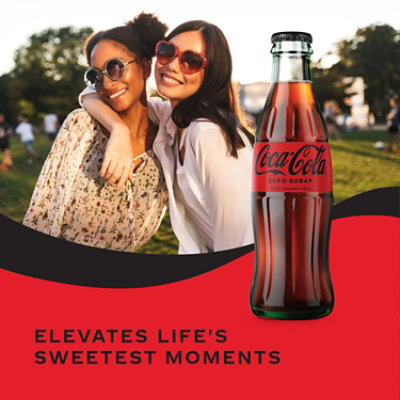 Coca-Cola Zero Sugar Soda Glass Bottle - 6-8 Fl. Oz. - Image 5
