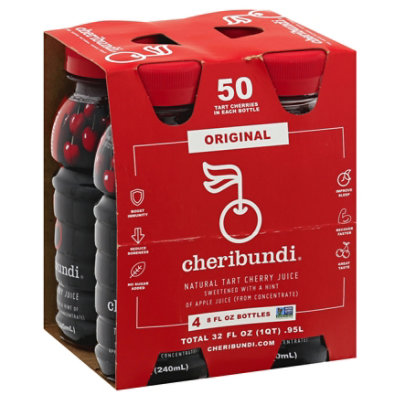 Cheribundi Juice Drink Tart Cherry - 4-8 Fl. Oz.