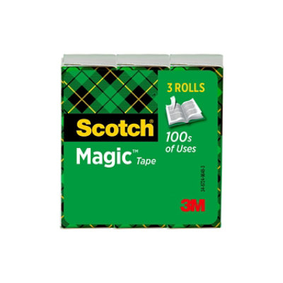 Scotch Magic Tape Refills 3/4 x 1000 Inch - 3 Count - Image 2