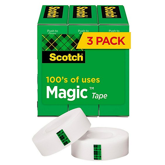 Scotch Magic Tape Refills 3/4 x 1000 Inch - 3 Count