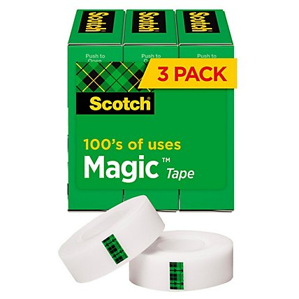 Scotch Magic Tape Refills 3/4 x 1000 Inch - 3 Count - Image 1