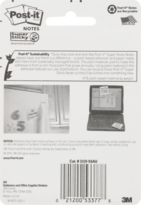 Post-It Notes Super Sticky Rio de Janeiro Collection 3 x 3 Inch - 3 Count - Image 4