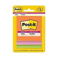 Post-It Notes Super Sticky Rio de Janeiro Collection 3 x 3 Inch - 3 Count - Image 1