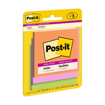 Post-It Notes Super Sticky Rio de Janeiro Collection 3 x 3 Inch - 3 Count - Image 6