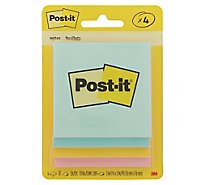 Post-It Notes Bonus Pad Marseille Collection 3 Inch x 3 Inch - 4 Count