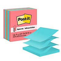 Post-It Pop Up Notes Assorted Colors 3 inch x 3 Inch - 5 Count - Image 1