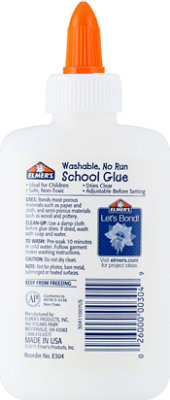 Elmers School Glue Washable No Run - 4 Fl. Oz. - Image 3