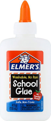 Elmers School Glue Washable No Run - 4 Fl. Oz. - Image 2