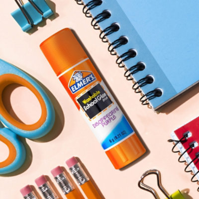 Elmers School Glue Sticks Washable Disappearing Purple - 6 Count - Image 4