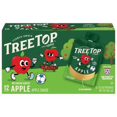 Tree Top Apple Sauce Apple Pouches - 12-3.2 Oz - Image 1
