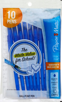 Paper Mate Writebros Ball Point Pen - 10 Count - Image 2