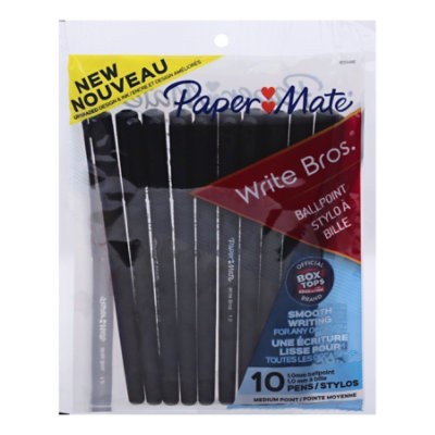 Paper Mate Writebros Ball Point Pen Black Ink Medium - 10 Count - Image 3