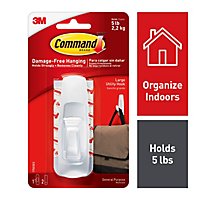 3M Command Utility Hook General Purpose Holds 5 Lb - Each - Image 1