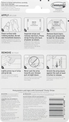 3M Command Poster Strips White - 12 Count - Image 4