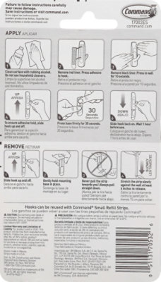 Command Utility Hooks Small 2 Hooks 4 Strips- 2 Count - Image 3