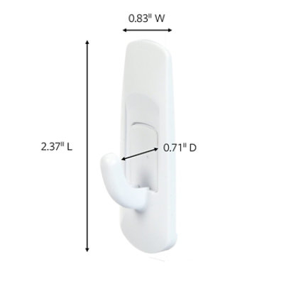 Command Utility Hooks Small 2 Hooks 4 Strips- 2 Count - Image 3