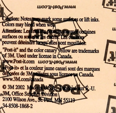 Post-It Cube 400 sheets 1 7/8 x 1 7/8 Inch - 1 Count - Image 2