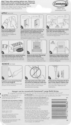 Command Picture Hanging Sawtooth 1 White Hanger 2 Large Strips And 2 Pairs Mini Strips - Each - Image 3