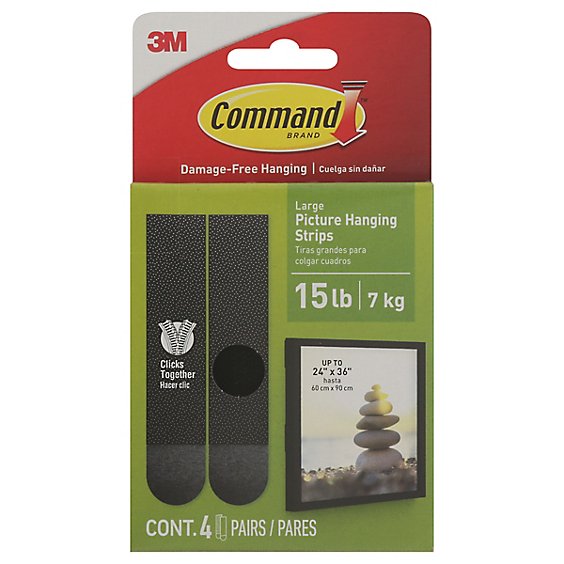 Command Large Picture Hanging Strips - Each