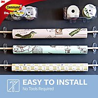 3M Command Hook 2 Clear Hooks With 4 Clear Strips Medium - Each - Image 3