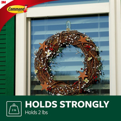 Command Outdoor Window Hooks With Clear Strips - 2 Package - Image 4