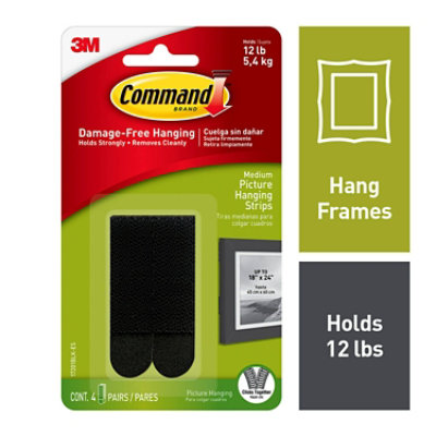 3M Command Picture Hanging Strips Medium - 3 Count - ACME Markets
