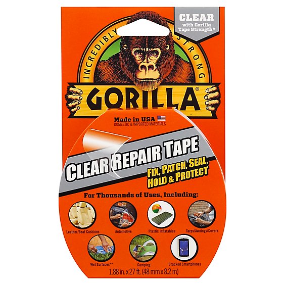 Gorilla Tape Clear Repair - Each