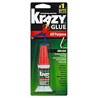 Krazy Glue Super Glue All Purpose Brush - 0.18 Oz - Image 1