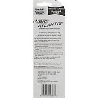 Bic Pens Ball Atlantis Retractable Medium 0.7 mm Black Ink - 2 Count - Image 4