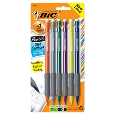 Bic Mechanical Pencils No. 2 Medium 0.7 mm Xtra Comfort - 6 Count - Image 3