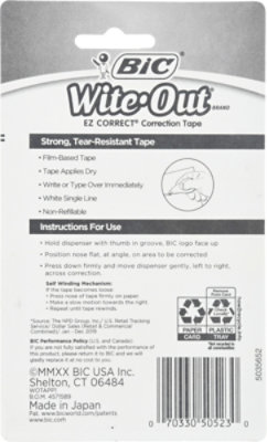 BIC Wite Out Correction Tape - Each - Image 4