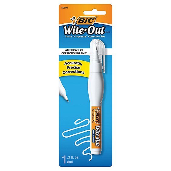 Bic Wite Out Correction Pen Shake N Squeeze - 1 Count