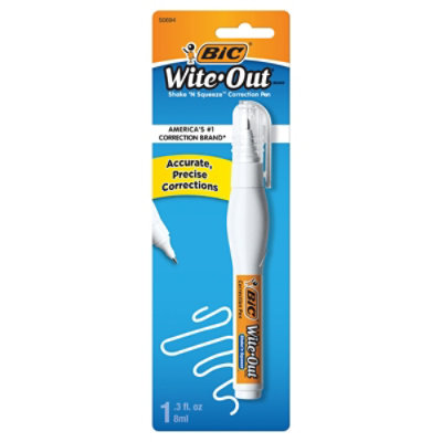 Bic Wite Out Correction Pen Shake N Squeeze - 1 Count