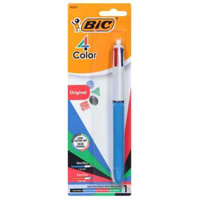 Bic Ball Pens Original 4 Color Retractable Medium - Each - Image 3