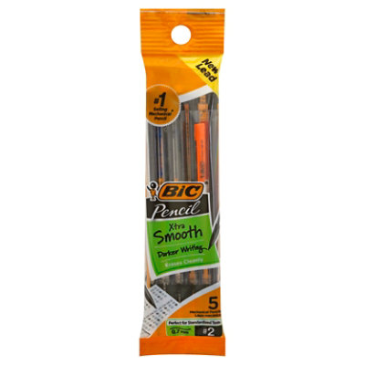 Bic Mechanical Pencils Xtra-Life No 2 Medium 0.7 mm - 5 Count - Image 3