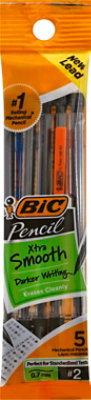 Bic Mechanical Pencils Xtra-Life No 2 Medium 0.7 mm - 5 Count - Image 2