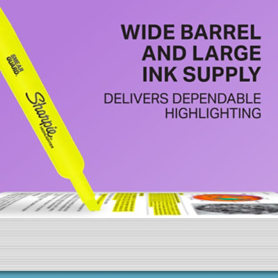 Sharpie Tank Highlighter Yellow - 2 Count - Image 2