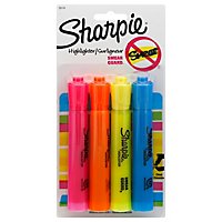 Sharpie Highlighter Smear Guard Assorted - 4 Count - Image 3