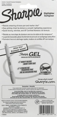 Sharpie Highlighter Smear Guard Assorted - 4 Count - Image 4