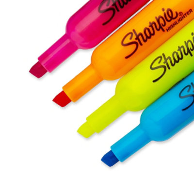 Sharpie Highlighter Smear Guard Assorted - 4 Count - Image 2