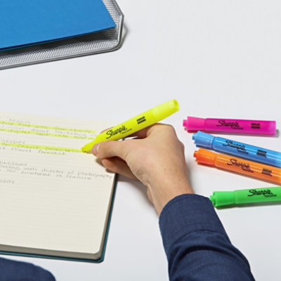Sharpie Highlighter Smear Guard Assorted - 4 Count - Image 5