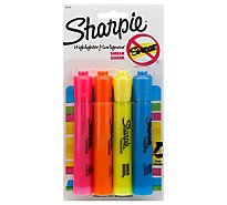 Sharpie Highlighter Smear Guard Assorted - 4 Count