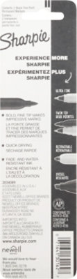 Sharpie Permanent Marker Fine Point Black - 2 Count - Image 4