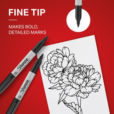 Sharpie Permanent Marker Fine 3 Color Set - 3 Count - Image 2