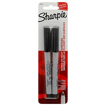 1 Black Marker Twin Tip Fine Point and Ultra Fine Point Permanent Markers 