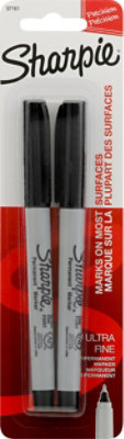 Sharpie Permanent Marker Ultra Fine Point Black - 2 Count - Image 2