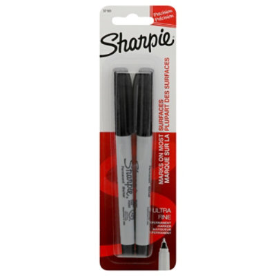 Sharpie Permanent Marker Metallic Fine Silver - 2 Count